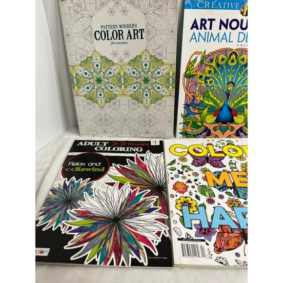 Adult Mandalas and Designs Coloring Books Set of 6 - Picture 2 of 10